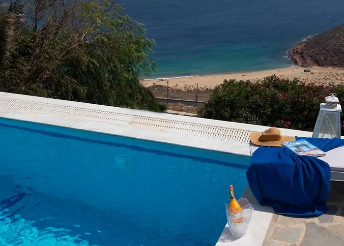 别墅 Siourdas Mykonos Agios Sostis (Mykonos)